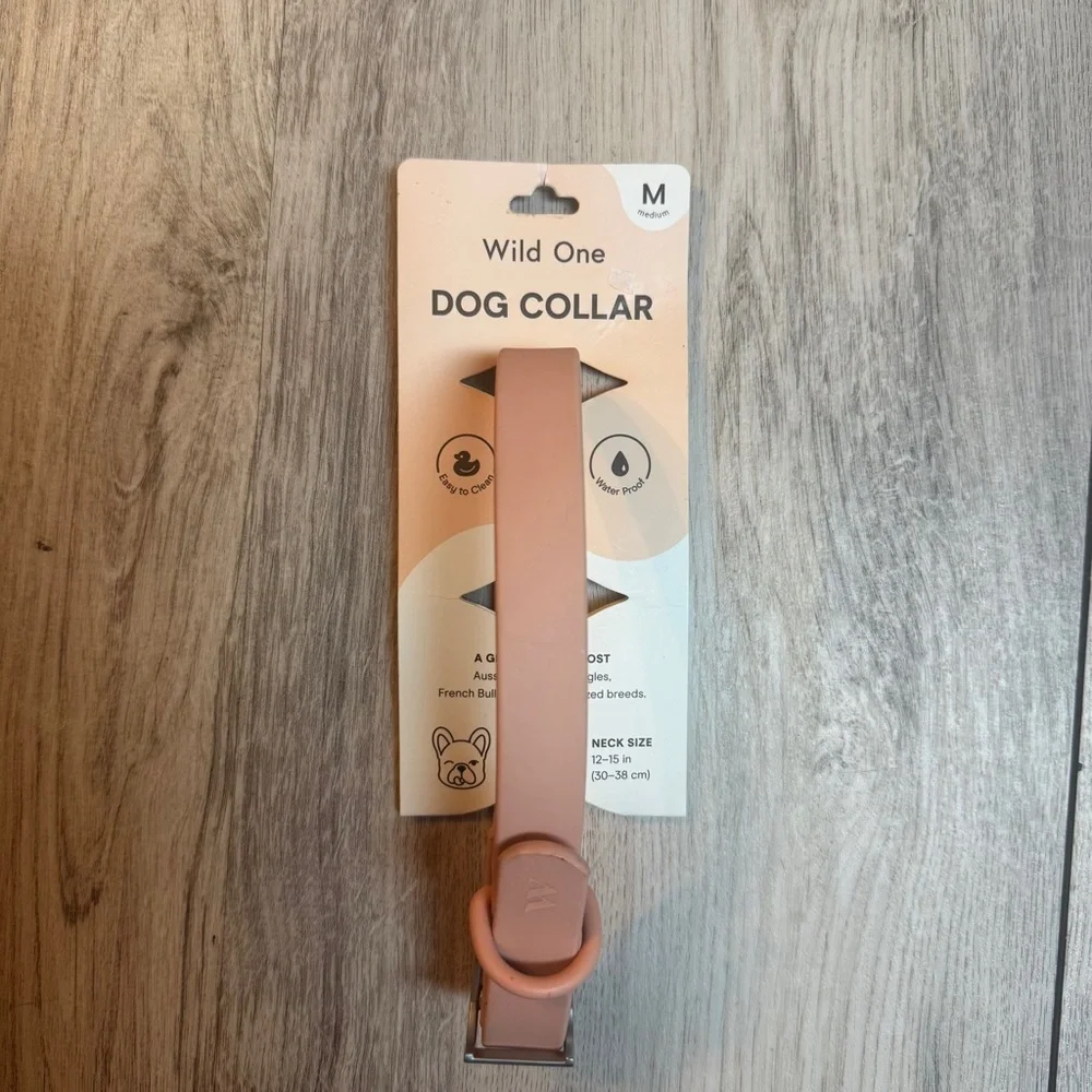 Wild One Pink Dog Collar - NEW